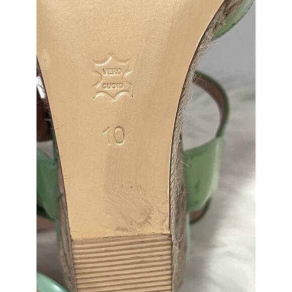 Charles David Women’s Octave Platform Fashion Sandal Mint Leather US Size 10 - Picture 10 of 10